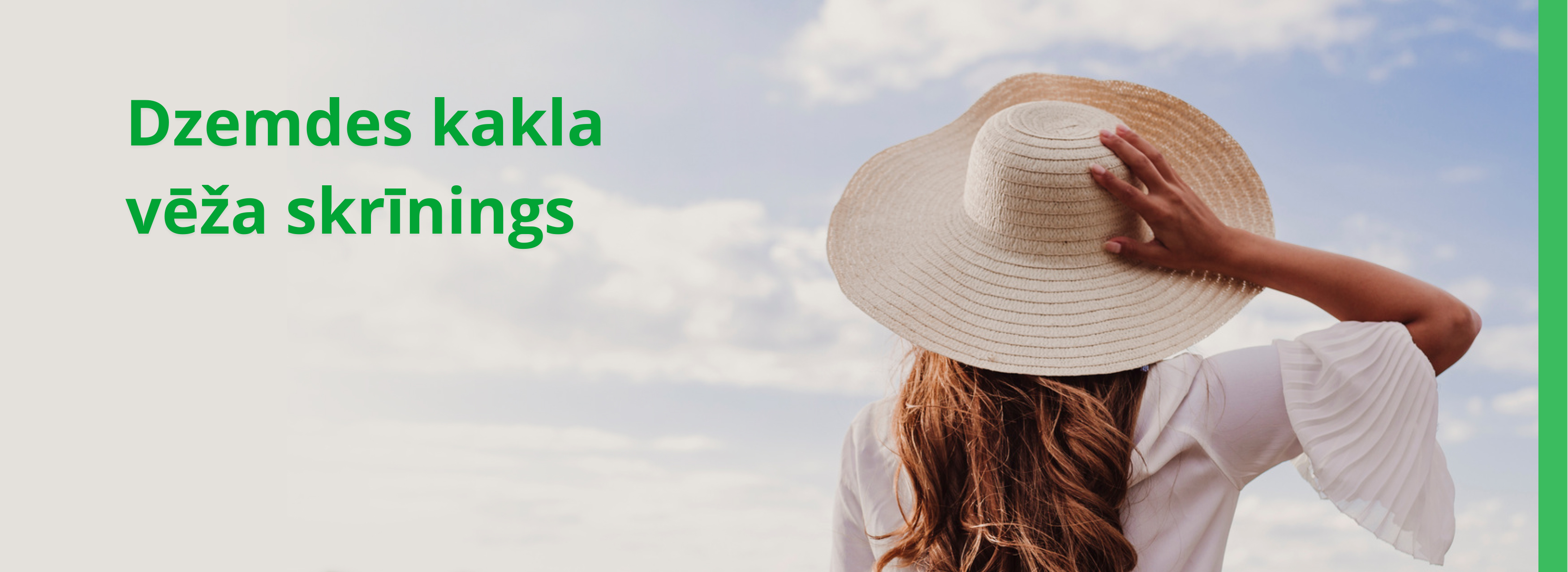 Dzemdes kakla vēža skrīnings