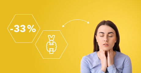 Jauna sieviete domā par vairogdziedzeri un TSH hormonu var pārbaudīt ar atlaidi 33%